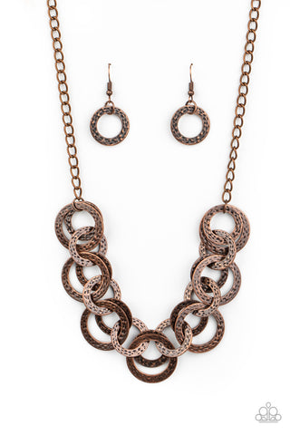 Treasure Tease Copper Paparazzi Necklace