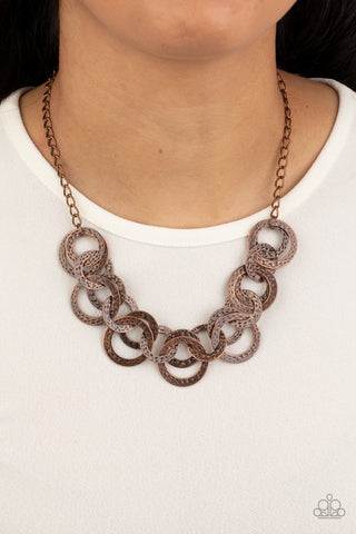 Treasure Tease Copper Paparazzi Necklace
