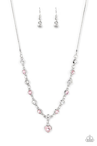 True Love Trinket Pink Paparazzi Necklace