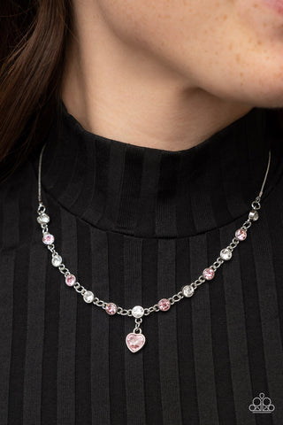 True Love Trinket Pink Paparazzi Necklace