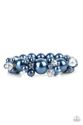Upcycled Upscale Blue Paparazzi Bracelet