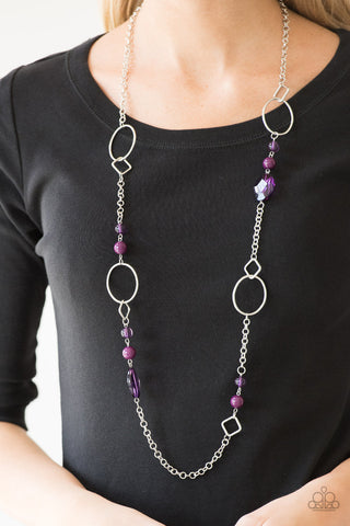 Very Visionary Purple Paparazzi Necklace