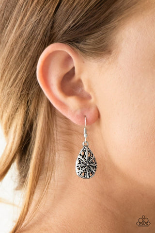 Western Wisteria Silver Paparazzi Earrings