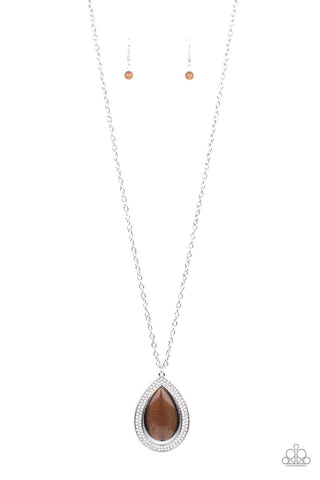You Dropped This Brown Paparazzi Necklace