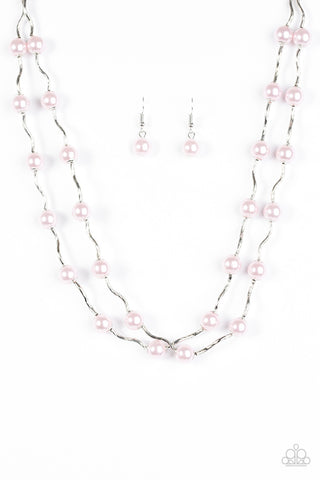 Ahead of the FAME Pink Paparazzi Necklace