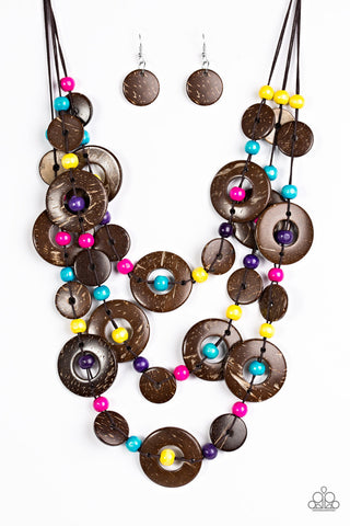 Bahama Bungalow Multi Paparazzi Necklace