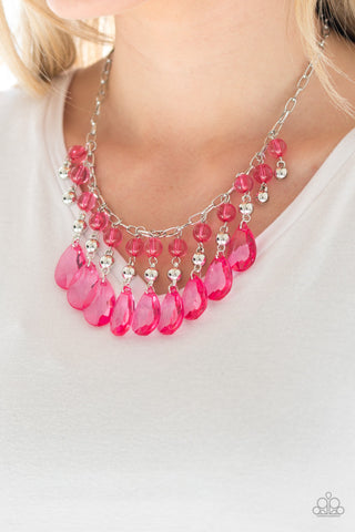 Beauty School Drop Out Pink Paparazzi NEcklace