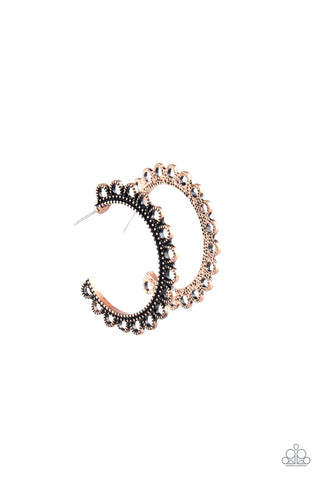 Bohemian Bliss Copper Paparazzi Earrings