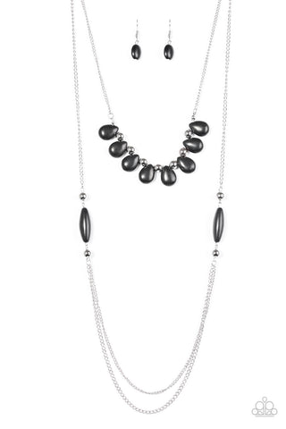 Call Me Mother Nature Black Paparazzi Necklace