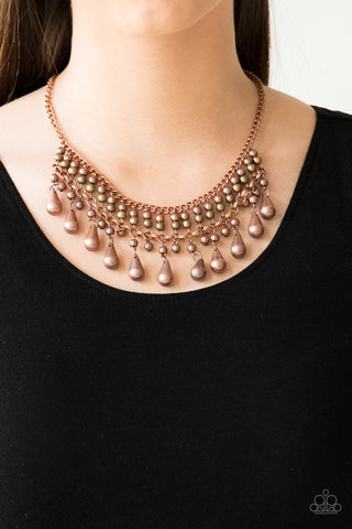 Don't Forget to BOSS! Copper Paparazzi Necklace