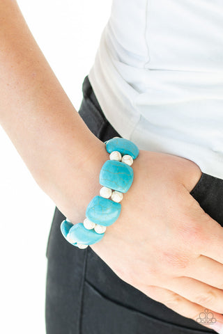 Don't Be So NOMADIC! Blue Multi Paparazzi Bracelet