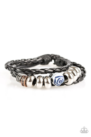 Fearless Forester Black Paparazzi Bracelet