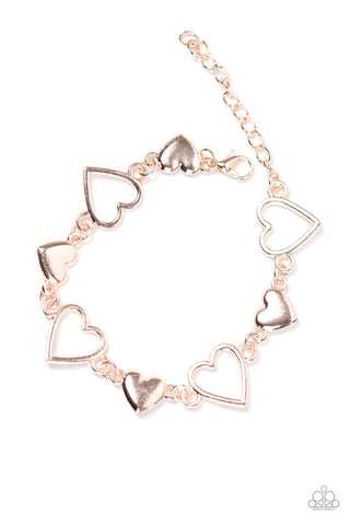 HEART to Handle Rose Gold Paparazzi Bracelet