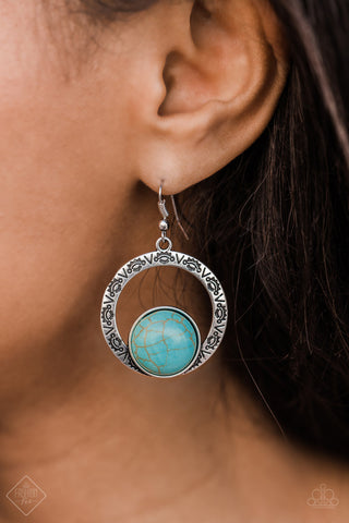 Mesa Mood Blue Paparazzi Earrings