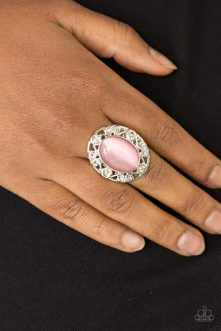 Moonlit Marigold Pink Paparazzi Ring