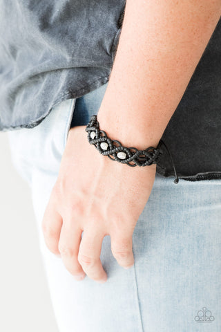 Nautical Navigator Black Bracelet