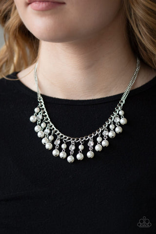 Regal Refinement White Paparazzi Necklace