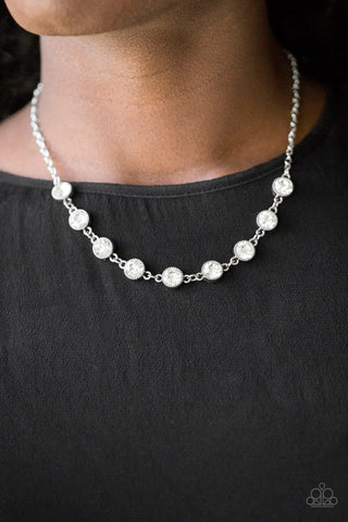 Starlit Socials White Paparazzi Necklace