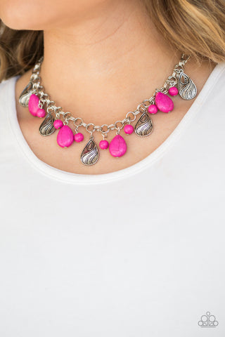 Terra Tranquility Pink Paparazzi Necklace