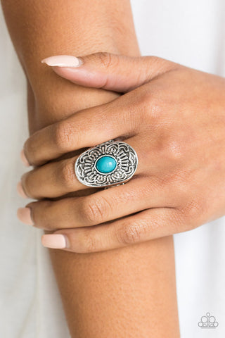 The ZEST of the ZEST Blue Paparazzi Ring