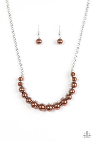 The FASHION Show Must Go On! Brown Paparazzi Necklace