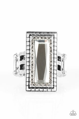 Titleholder White Paparazzi Ring