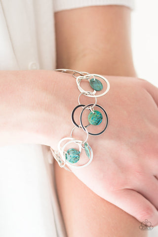 Total SHELL-Out Blue Paparazzi Bracelet