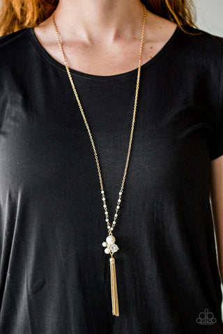 Uniquely Uptown Gold Paparazzi Necklace
