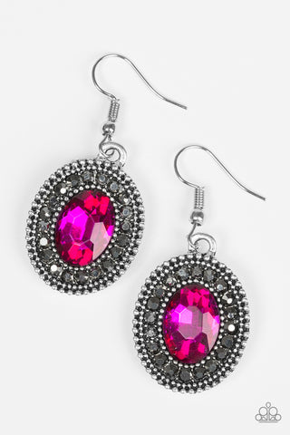 Wonderfully West Side Story Pink Paparazzi Earrings